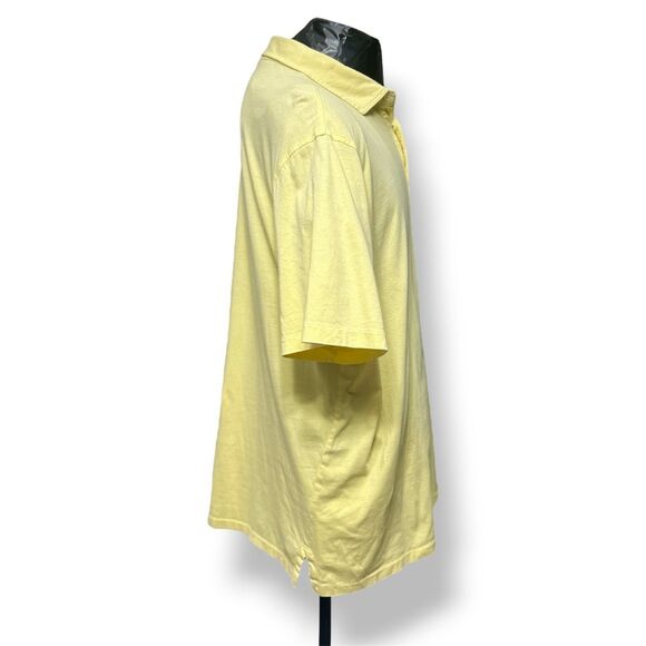 Polo Ralph Lauren Yellow Cotton Classic Fit Polo Shirt Pocket Preppy Men's XL - Picture 3 of 10